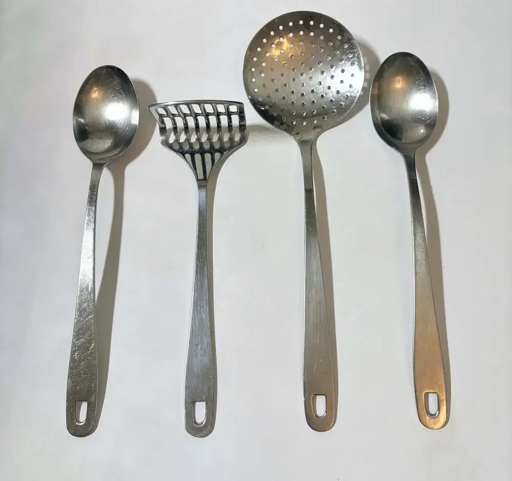 Cooks Club 4-Piece Stainless Steel Kitchen Utensil Set